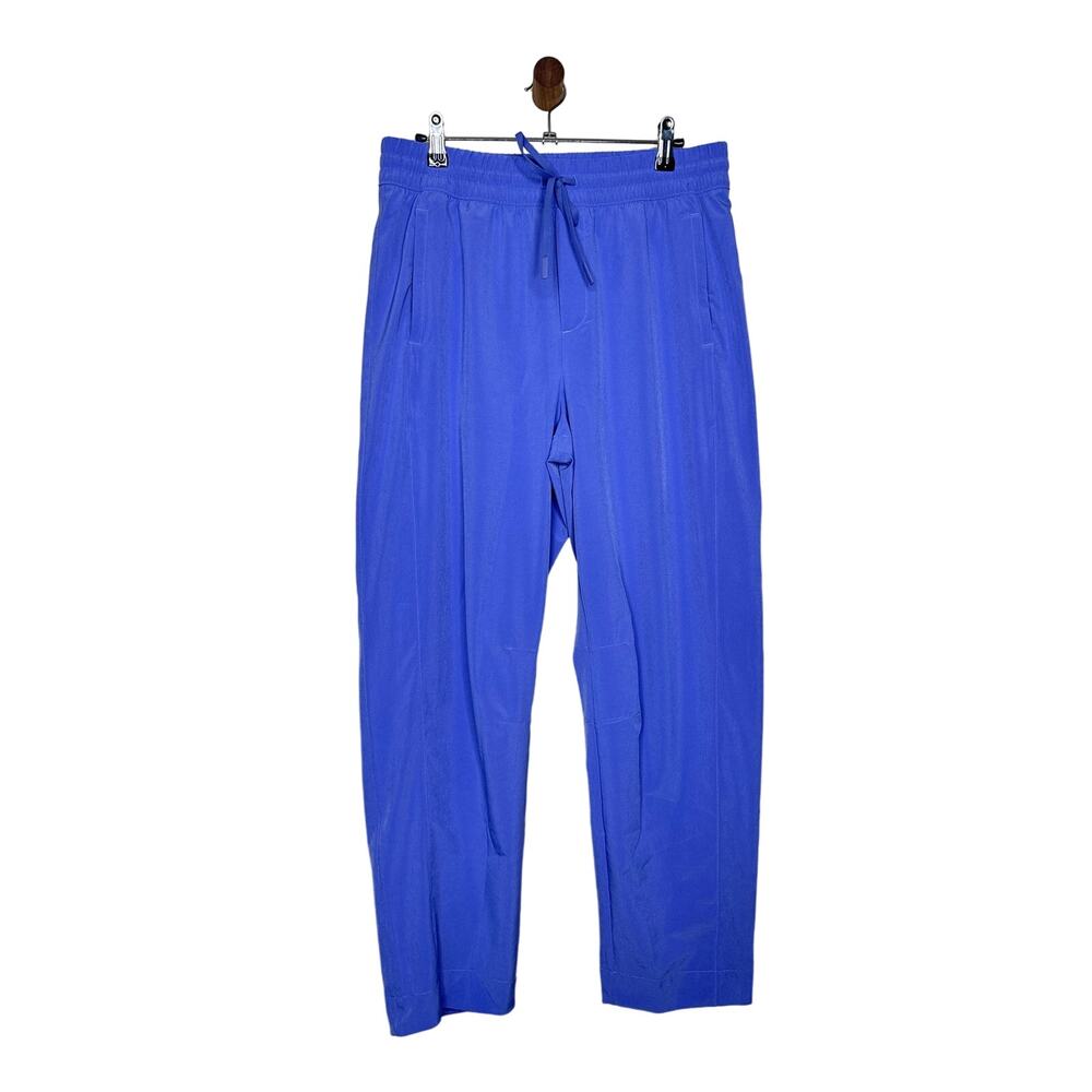 Athleta Arrival Straight Leg Ankle Pants Adonis Purple Blue #586940 10 Tall NWOT - Picture 3 of 13